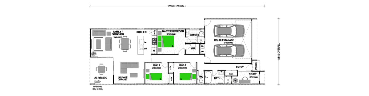 Brighton 170 floor plan