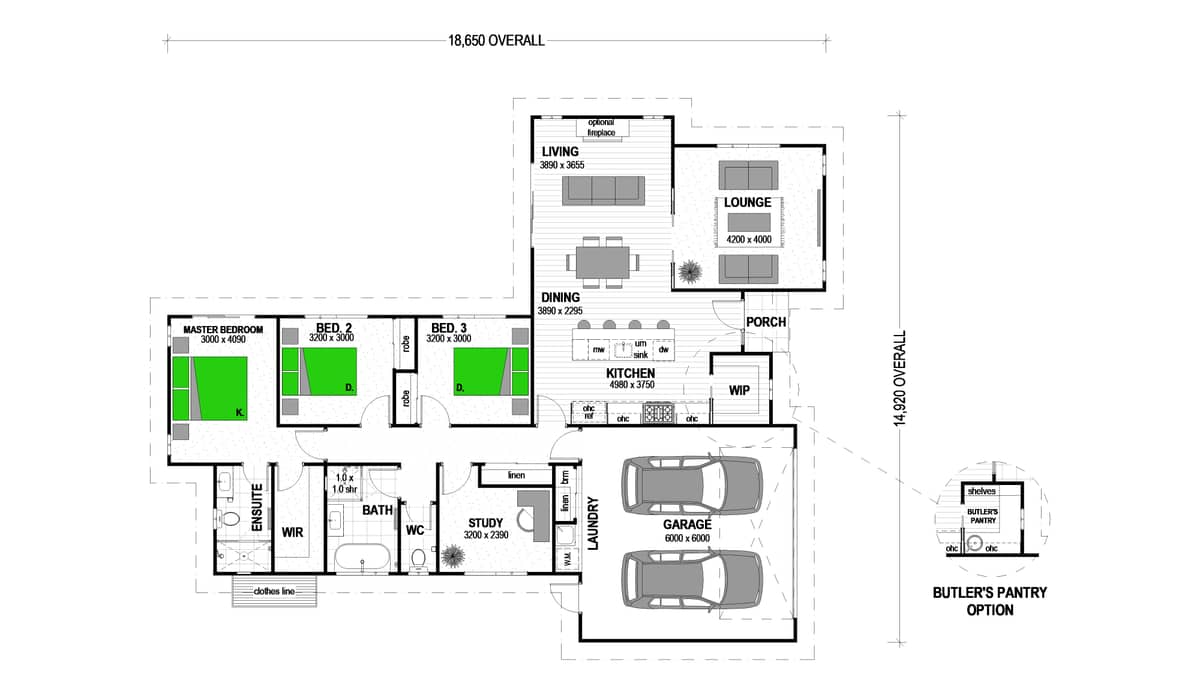 Clutha 180 floor plan