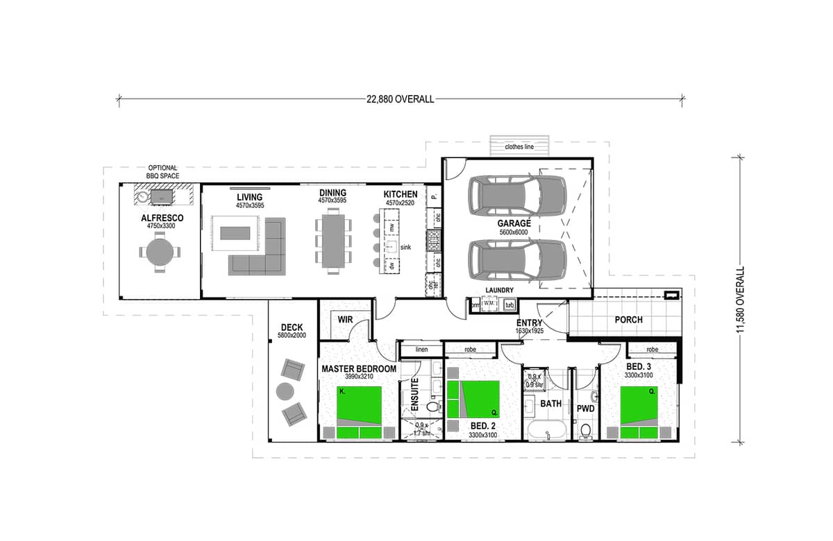 Davenport 195 floor plan