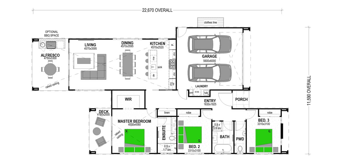 Davenport 200 floor plan