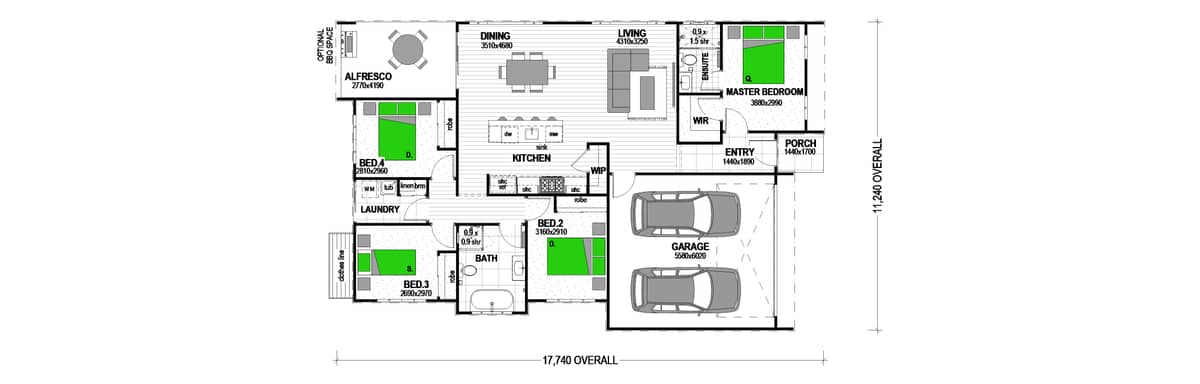 Ellendale 182 floor plan