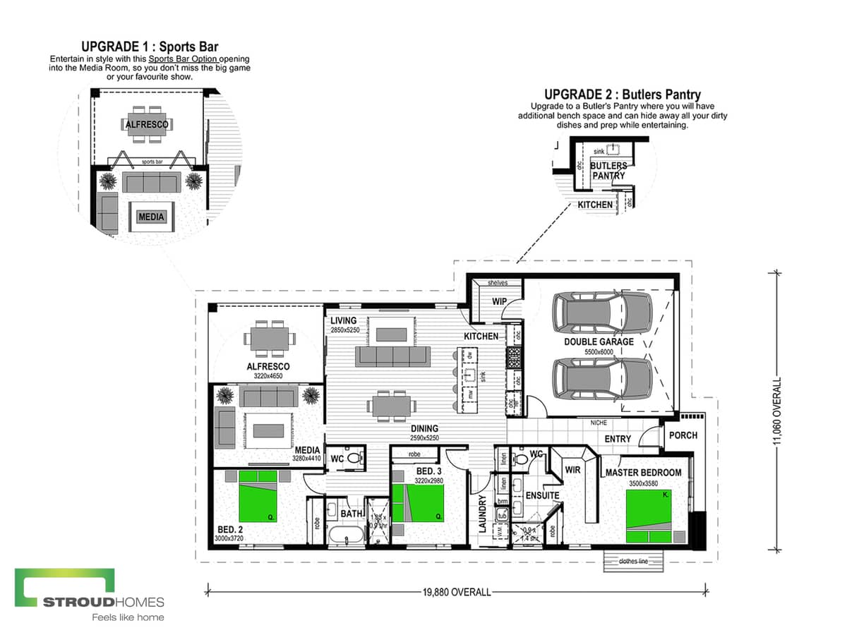 Kakapō 200 floor plan