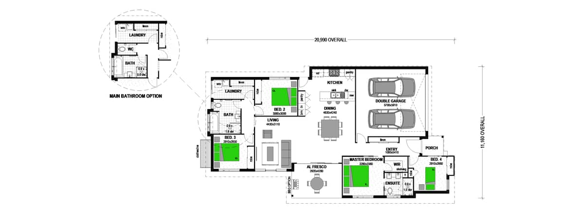 Maunganui 190 floor plan