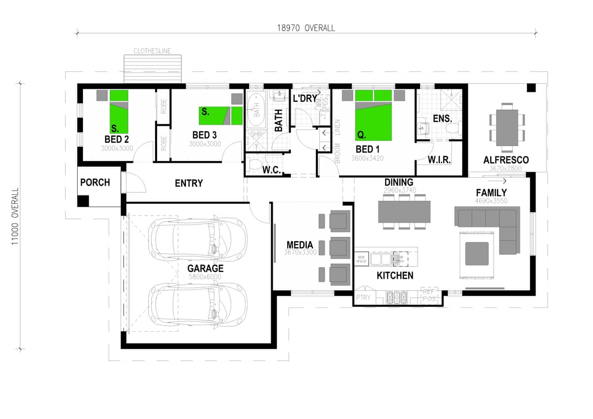 Paihia 176 · Lot 1064 Wylie Way floor plan