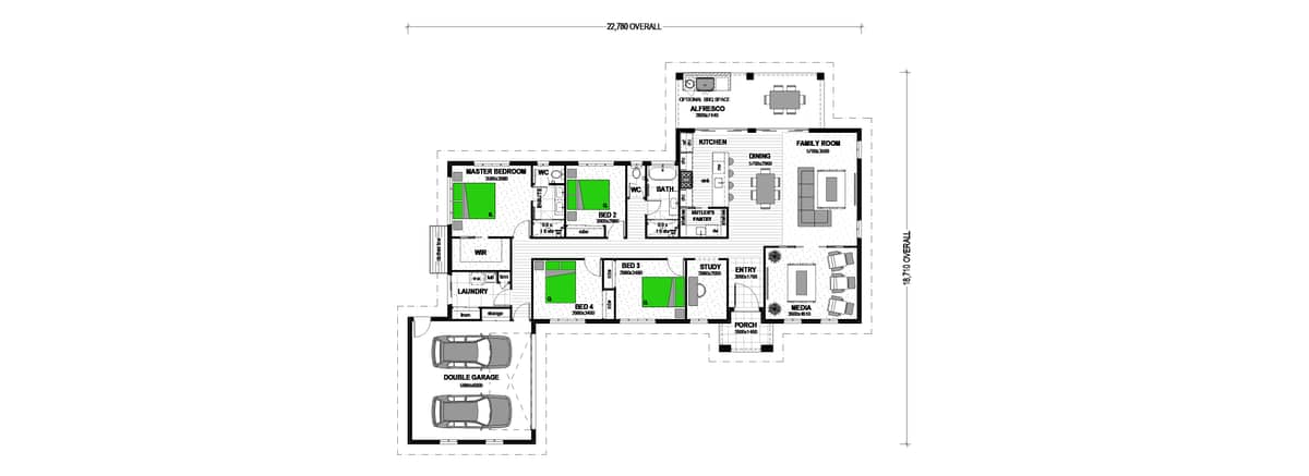 Pauanui 250 floor plan