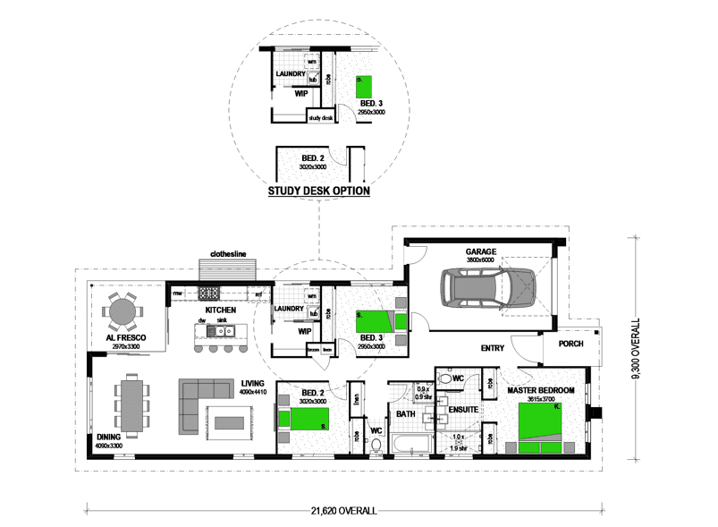 Fantail 168 floor plan
