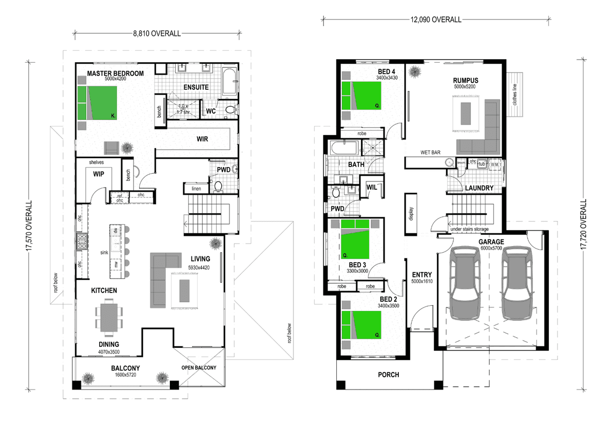 Caterina 324 floor plan