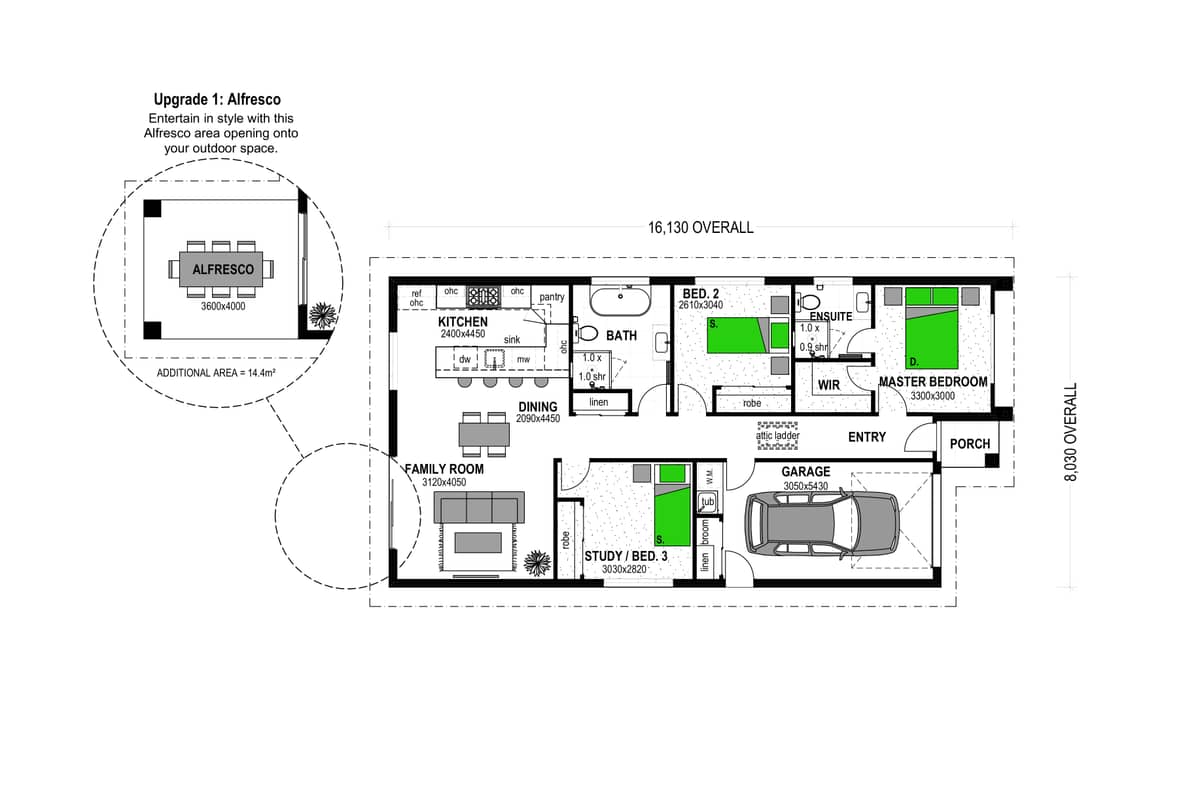 Wainui 122 floor plan
