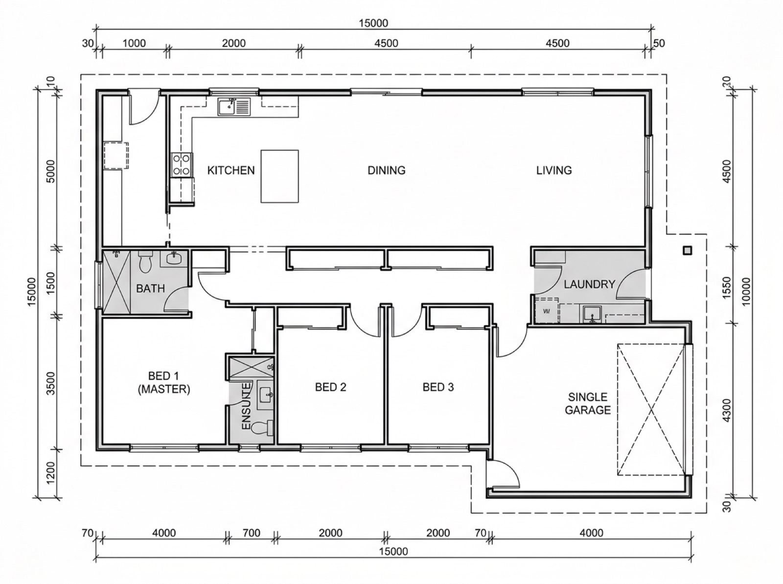 Aria 145 floor plan